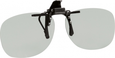 3D Brillenvorhänger Brillenaufsatz 3D Brille RealD Kino Kinobrille klappbar