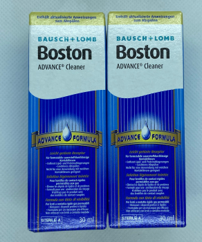 2x Boston Advance Linsenreiniger je 30 ml Kontaktlinsen Pflegemittel