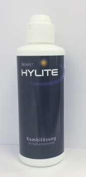 1x360ml HYLITE Kombilösung mit Hyaluron Proteinentferner Kontaktlinsenpflegemittel weiche Kontaktlinsen