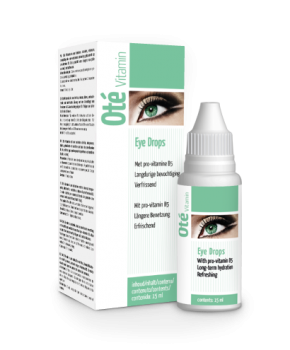 Oté Vitamin Nachbenetzungslösung für alle Kontaktlinsen, trockene Augen Augentropfen