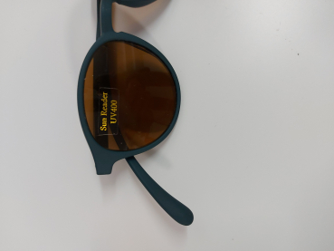 Fertiglesebrille KLAMMERAFFE No.12 Sonnenlesebrille Lesehilfe Sonnenbrille zum Umhängen UV-Schutz