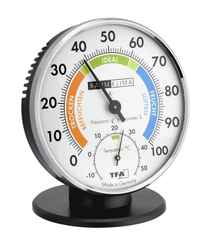 Präzisions Hygrometer Klimakurt Zimmer Thermometer TFA 45.2033 Luftfeuchtigkeit