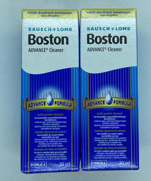 2x Boston Advance Linsenreiniger je 30 ml Kontaktlinsen AKTION MHD 06 2024