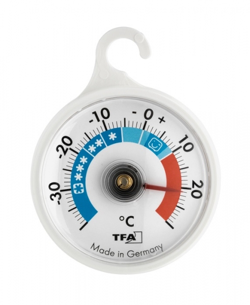 analoges Kühlschrankthermometer, Kühltruhe Gefrierfachthermometer, RUND