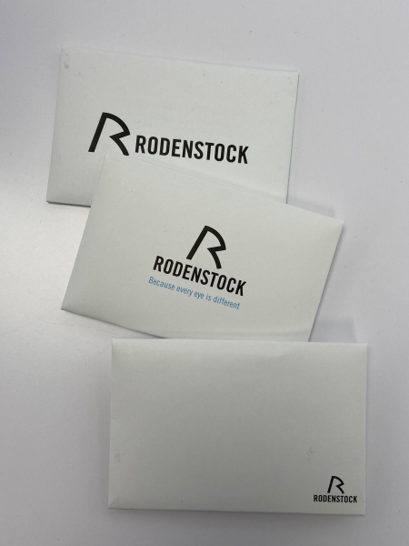 3x Rodenstock Microfasertuch Brillenputztuch Mikrofaserputztuch WEISS
