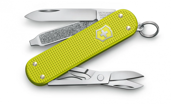 Victorinox Classic SD Alox Limited Edition 2023 Electric yellow